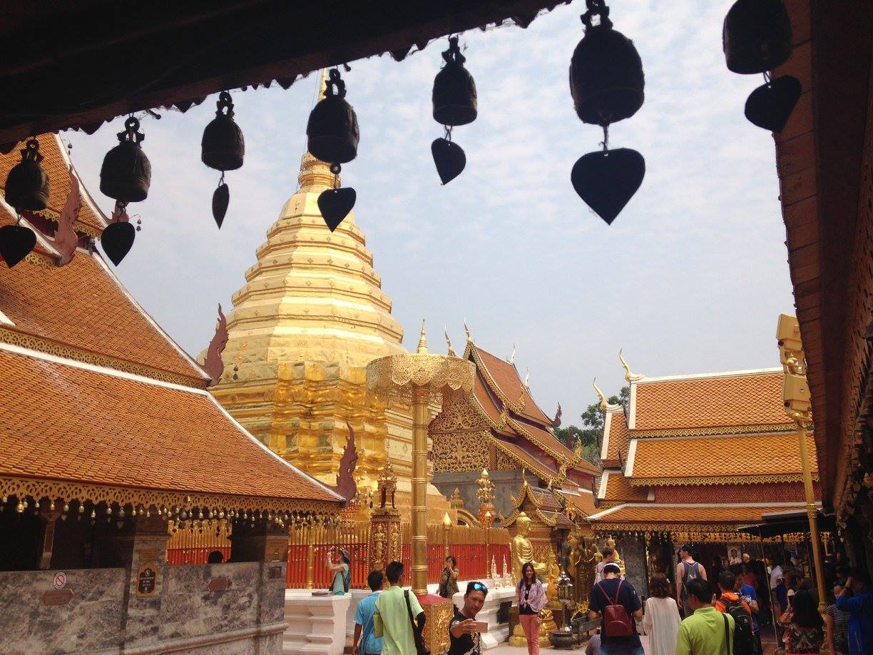 Chaing Mai temple on a hill